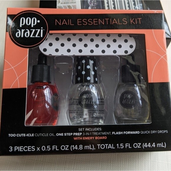 Pop-arazzi Dazzling Nail Art & Essentials Kit  **NEW** Gems, Stickers, Oil - Picture 3 of 8